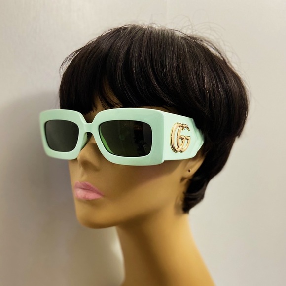 GUCCI 53mm Square Rectangle Sunglasses - Picture 2 of 14